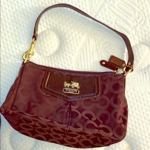 Coach brown clutch purse 👜✨